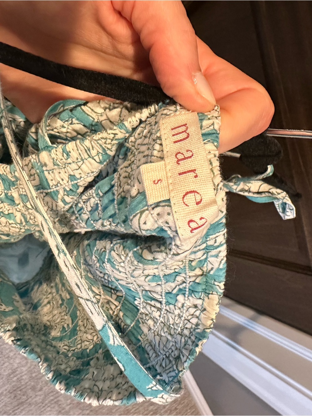 Marea teal floral print maxi dress - Picture 6 of 6